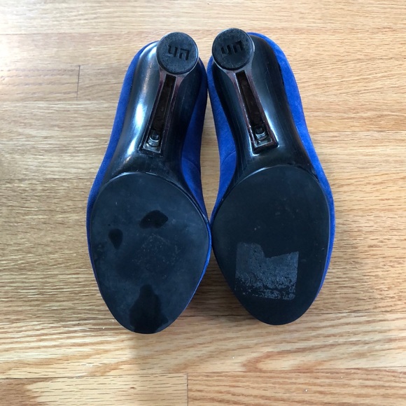 United Nude Eamz Invisible Heel in blue suede - Picture 5 of 6